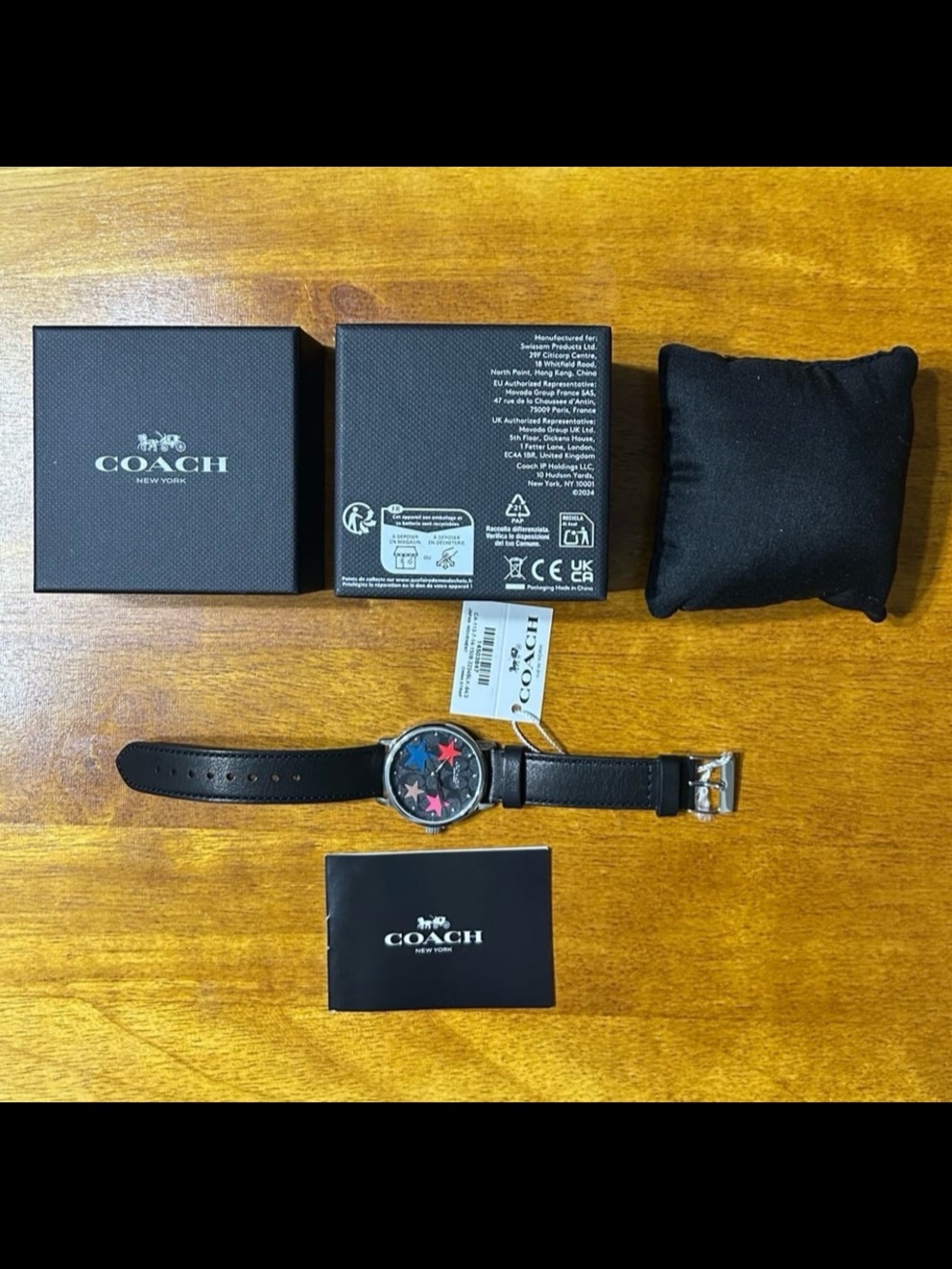 NWT Coach women's watch with a Japanese quartz movement